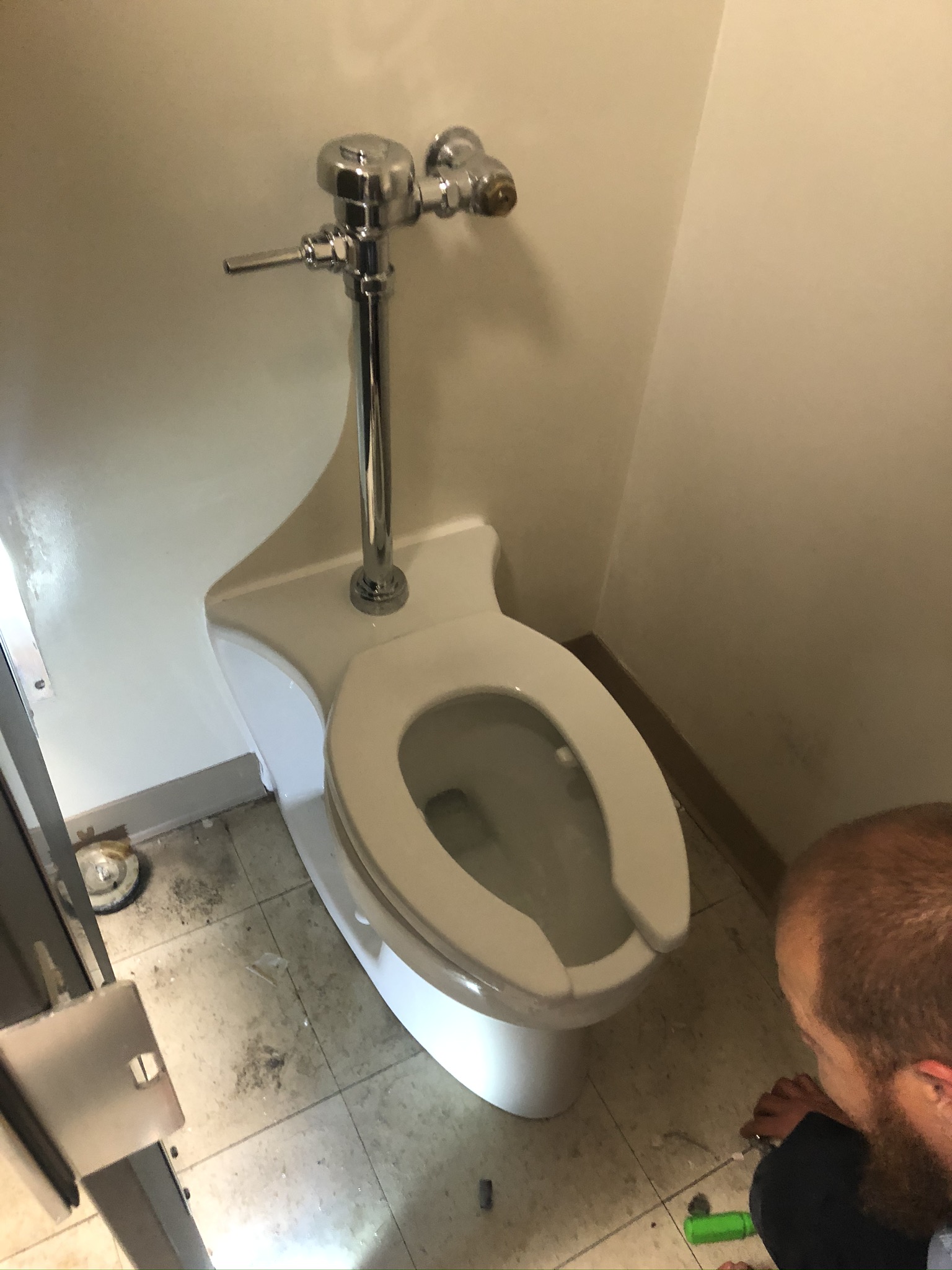 NEW Kohler Modflex AdjustaBowl Top Spud Flushometer Bowl Hughes